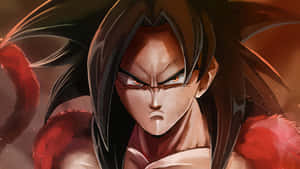 Unleash The Power Of Super Saiyan 4 Wallpaper