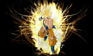 Unleash The Power Of Super Saiyan Wallpaper