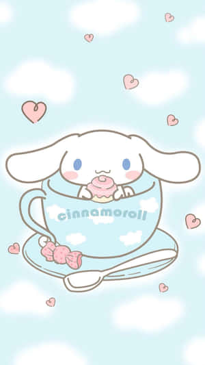 Unleash Your Cuddly Side With This Cinnamoroll Phone Wallpaper