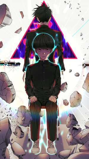 Unleash Your Hidden Powers With Mob Psycho Iphone Wallpaper