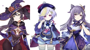 Unleash Your Inner Power And Strength Through The Video Game Genshin Impact Wallpaper