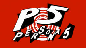 Unleash Your Legendary Phantom Thief Skills With The Persona 5 Logo. Wallpaper