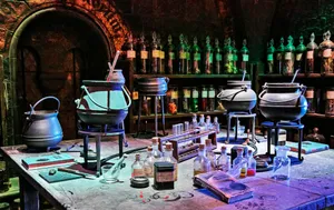 Unleash Your Magic In The Hogwarts Potions Class! Wallpaper