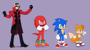 Unleashed Power With Knuckles The Echidna Wallpaper