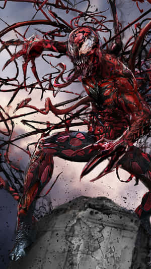 Unleashing Chaos - Carnage Iphone Wallpaper Wallpaper