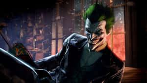 Unleashing Chaos: The Evil Joker Wallpaper