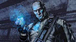 Unleashing Dark Power In A Mysterious Forest Wallpaper