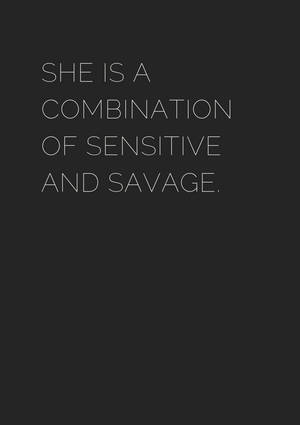 Unleashing Inner Strength Through Savage Words Wallpaper