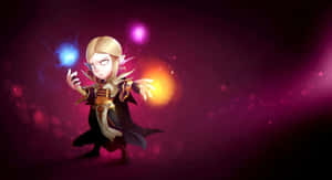 Unleashing The Power - Dota 2 Invoker In Action Wallpaper