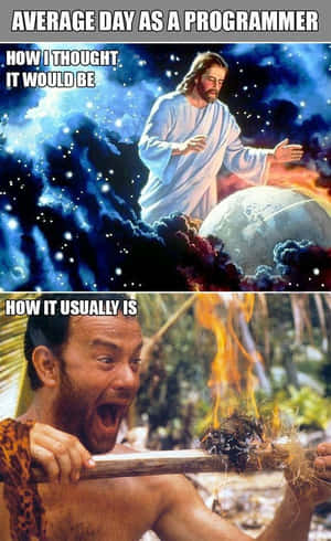 Unleashing The Power Of Futuristic Technology - With A Light-hearted Twist. Wallpaper