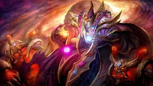 Unleashing The Power Of The Invoker In Dota 2 Wallpaper