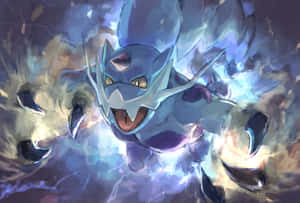 Unleashing The Thunder: Thundurus In Action Wallpaper