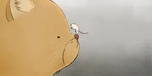 Unlikely Friends: A Cat And Mouse Tale Wallpaper
