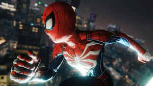 “unlock Incredible Adventures With Marvel's Spider-man For Ps4” Wallpaper