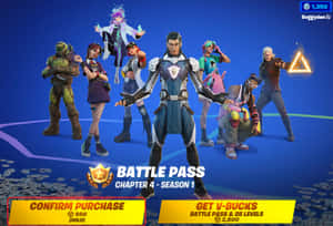 Unlock Rewards With The Battle Pass Wallpaper