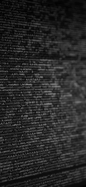 'unlock The Possibilities Of Technology With Code Iphone' Wallpaper