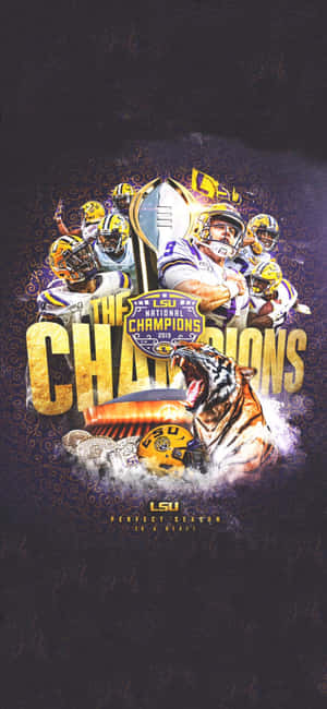 Unlock The Power Of A New Lsu Tigers Iphone Experience. Wallpaper