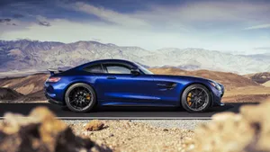 Unlock The Power Of The Future With The Mercedes - Amg Gt. Wallpaper