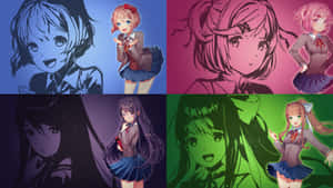 Unlock The Secrets And Adventure Of Doki Doki! Wallpaper