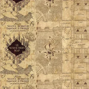 Unlock The Secrets Of Hogwarts With The Marauder's Map Wallpaper