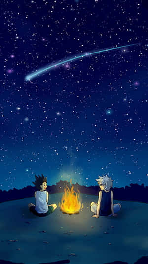 Unlock Your Adventures With The Gon And Killua Phone Wallpaper