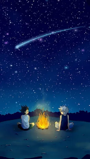 Unlock Your Adventures With The Gon And Killua Phone Wallpaper