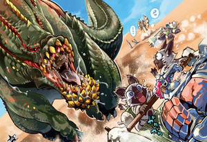Unlock Your Inner Warrior And Go On An Adventure With Monster Hunter! Wallpaper