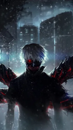 Unmissable Performance With The Kaneki Phone Wallpaper