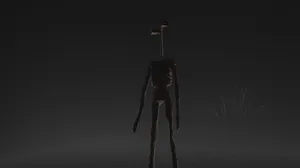 Unnerving Film Grain Siren Head Wallpaper