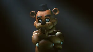Unnerving Glance From Freddy Fazbear Wallpaper