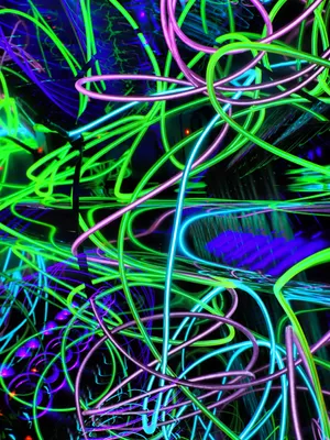 Unorthodox Colorful Lines Wallpaper