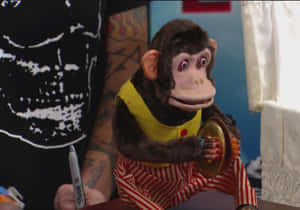 Unorthodox Monkey Toy Wallpaper