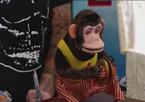 Unorthodox Monkey Toy Wallpaper