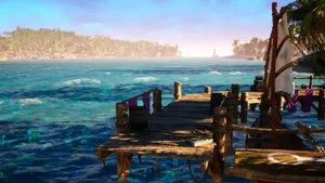 Unreal Engine 5 Coastal Scene Wallpaper