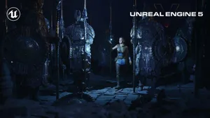 Unreal Engine 5 Dark Fantasy Scene Wallpaper