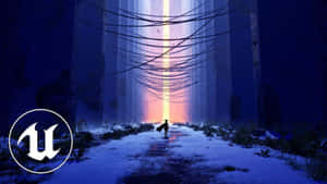 Unreal Engine 5 Forest Scene Wallpaper