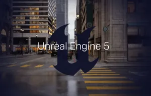 Unreal Engine 5 Logo Wallpaper