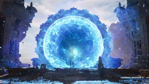 Unreal Engine 5 Portal Effect Wallpaper