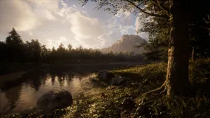 Unreal Engine 5 Realistic Landscape Wallpaper