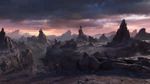 Unreal Engine 5 Rocky Landscape Wallpaper