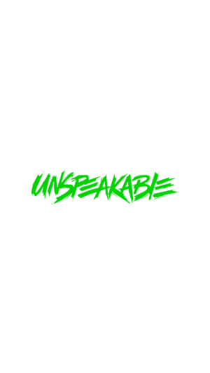 Unspeakable Green Logo Wallpaper