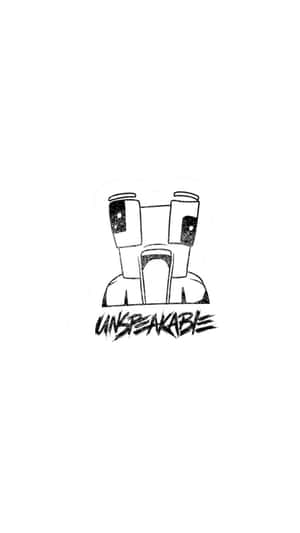 Unspeakable Logo Blackand White Wallpaper