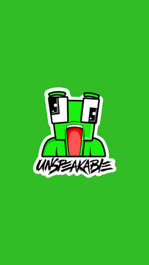 Unspeakable Logo Green Background Wallpaper