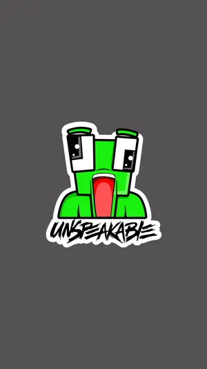 Unspeakable Logo Green Frog Wallpaper