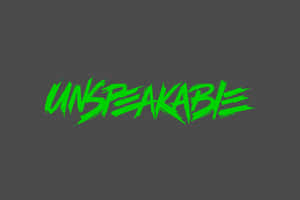 Unspeakable Logo Greenon Grey Wallpaper