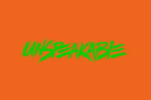 Unspeakable Logo Greenon Orange Wallpaper