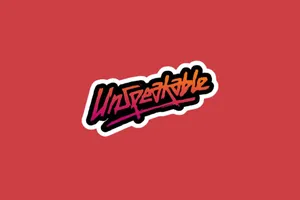Unspeakable Logo Red Background Wallpaper