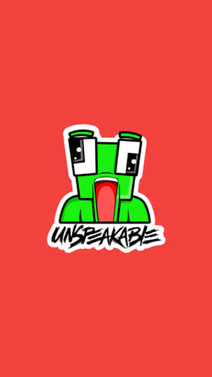 Unspeakable Logo Red Background Wallpaper