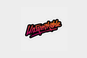 Unspeakable Logo Sticker Wallpaper