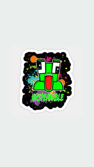 Unspeakable Logo Sticker Wallpaper